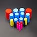 Silicone Stopper Set 100 Pcs, Tapered Conical Silicone for Industrial Hole Sealing, Heat Resistant to 300°C, Reusable for Painting Anodizing Electroplating