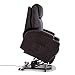 MECOR Power Recliner Position Lift Chair Leather Lounge Chair W/2 Drink Holders Brown