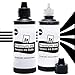 Produktbild Druckertinte Nachfülltinte BK Schwarz Black 2x100ml für Epson 102 104 EkoTank HP Brother Canon Pixma Drucker Refillset Universaltinte