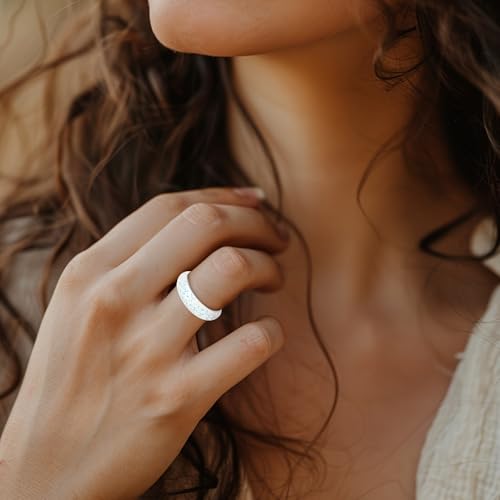 Men's 8mm Silicone Wedding Rings, 2.5mm Thick, Multipack2