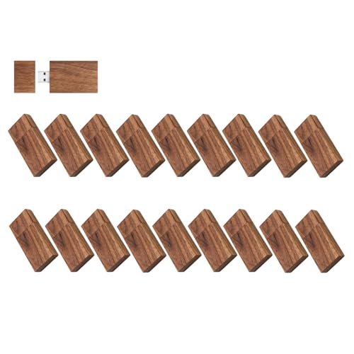 Clés en bois en vrac 20pack-8GB pour stockage de données écologique