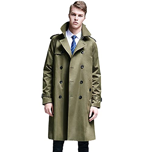 Vestibilità perfetta: il soprabito è progettato per adattarsi perfettamente e migliorare la forma del tuo corpo, fornendo un aspetto elegante ed elegante. Il cappotto lungo da uomo oggi e sperimenta la perfetta combinazione di stile, comfort e qualità.