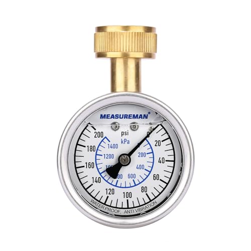 MEASUREMAN 2-1/2' Glycerin Filled...