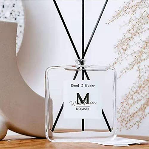 Botella de vidrio transparente 100ml para difusor aceites miniatura 2