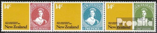 Prophila Collection Nuova Zelanda Michel.-No..: 790A-792A Tre Strisce (Completa Edizione) 1980 Francobolli Nuova Zelanda (Francobolli per i Collezionisti) Francobollo sul Francobollo