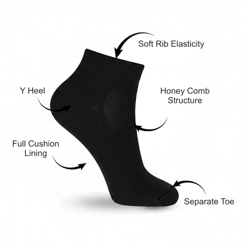 Image of Montac Diabetic Socks for Men & Women, Cotton Socks । Helps In Diabetic Neuropathy । Reduction Of Gangrene Chances । Increase Blood Circulation, Free Size