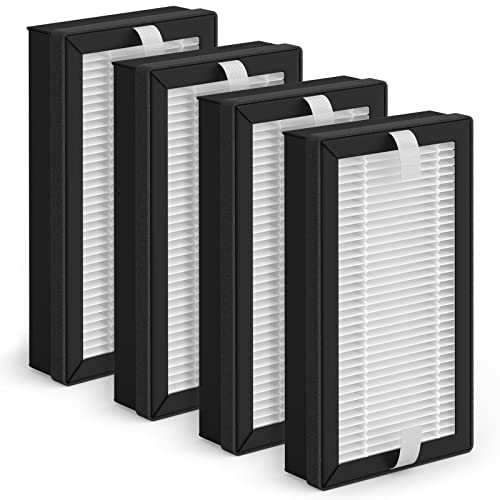 Image of CFKREYA Air Filter Replacement Compatible with EyeVac Air 2in1 Air Puri-Fier, 2-in-1 H13 True HEPA and Carbon Filter(4-Pack)