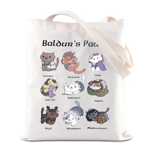 KUIYAI BG3 Inspired Tote Bag Baldur’s Paw Shoulder Bag miniatura 1