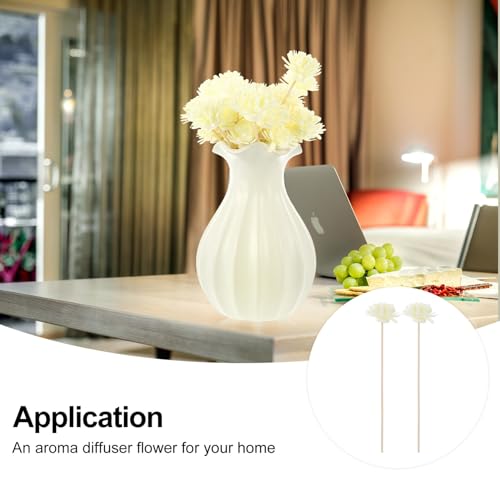 Varitas Difusoras de Rattan con Flor 30pcs Lurrose miniatura 6
