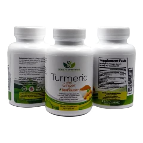 Holistic Lifestyles Turmeric Supplement Cover
