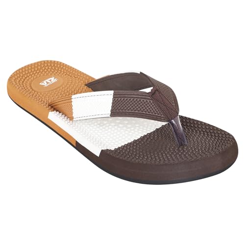 Image of Men's Orthopedic Comfort Flip Flops Slippers | Cushioned Footbed | Anti-Slip Sole | Men,s Slippers