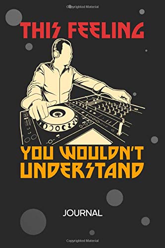 BLANK NOTEBOOK JOURNAL: for Deejay - 120 BLANK Pages A5 6x9 - UNLINED Notebook Music Sketchbook and DJ Notepad - Girlfriend & Boyfriend Gifts for Men & Women