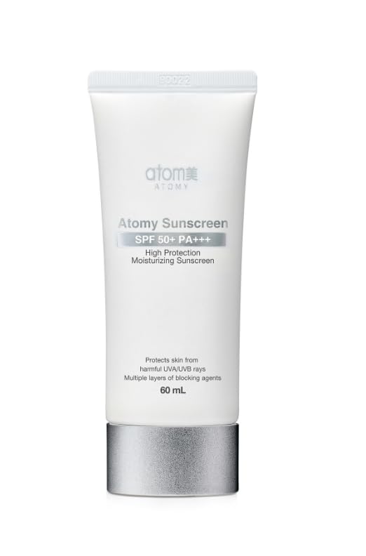 Image of Atomy Sunscreen SPF 50+ PA+++, High Protection Moisturizing Sunscreen, UVA /UVB Protection, 60 mL