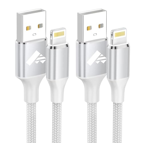 [Carica rapida e trasmissione dati]: i fili in rame puro con valore di resistenza inferiore all'interno garantiscono una velocità di ricarica rapida rispetto alla maggior parte dei cavo ricarica iphone standard e funzionano meglio per i tuoi dispositivi.