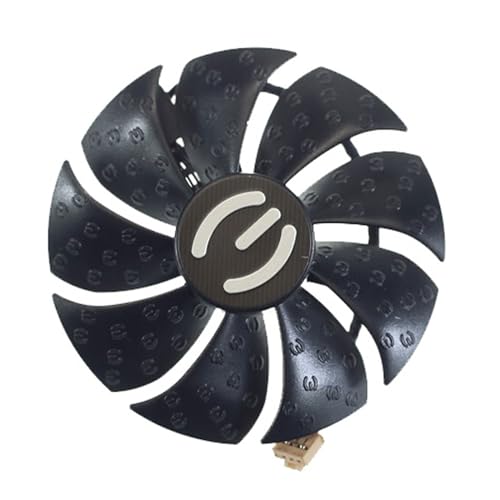 87MM PLD09220S12H RTX3080 RTX3070 Graphics Card Fan Replacement for EVGA GeForce RTX 3070 3080 TI 3090 FTW3 Cooler Fan (Black B-Fan)