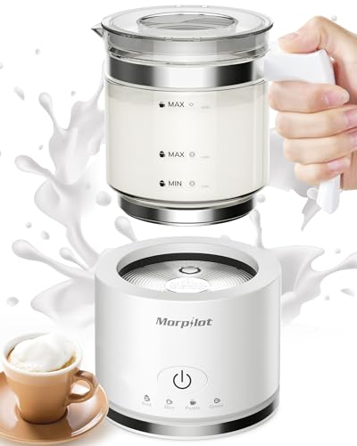Milk Frother Electric 4 in 1 - Automatic Milk Frothers 500ML Large Capacity Milk Steamer and Heater Hot & Cold Milk Warmer for Latte Coffee Cappuccino Milk Frother Electric 4 in 1 - Automatic Milk Frothers 500ML Large Capacity Milk Steamer and Heater Hot & Cold Milk Warmer for Latte Coffee Cappuccino