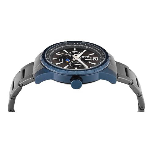 Image of TIMEX Gunmetal Round Dial Analog Men's Watch - TWEG28502