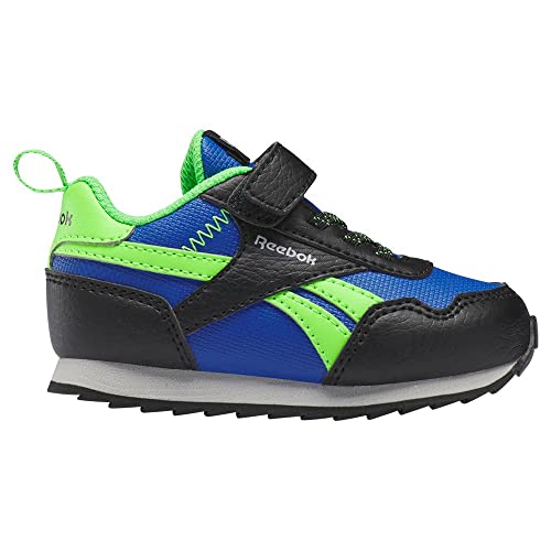 Reebok Mixte bébé Royal Classic Jogger 3 Basket, Core Black/Vector Blue/Solar Lime, 22 EU