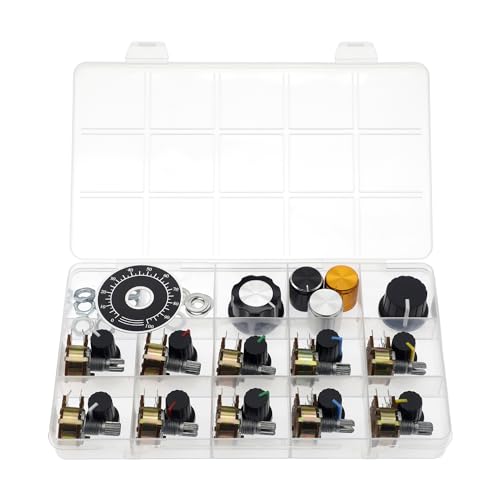 (10) WH148 fAMO6s|eV[^ B100K 100K Ohm ϒR 15mm[bgVtg A~muLbv