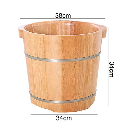 Baño de pies de madera para pedicura y masaje miniatura 2