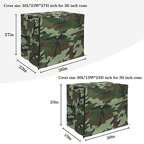 Kennel Cover 30 Inch, Dog Crate Cover Waterproof , Pet Cage Covers Shade and Windproof, Cat Kennel Covers for Indoor… - Image 4