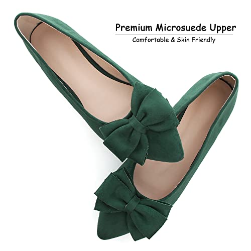 Image of Dear Time Women's Ballet Flats Dress Ballet Shoes Slip on for Office Work Comfortable Shoes