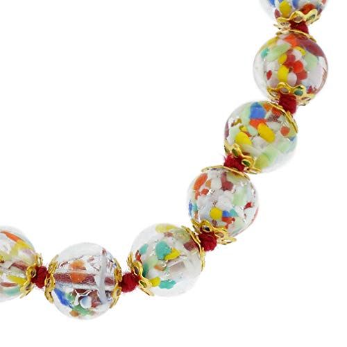 Glass Of Venice Murano Glass Sommerso Necklace - Multicolor Confetti3