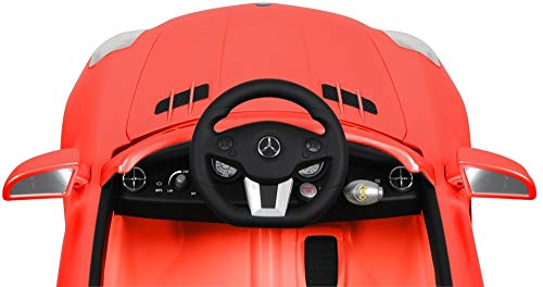 Eco Toys Mercedes SLS Rood Elektrische Kinderauto met Afstandsbediening, MP3 muziek, Koplampen, Claxon - Afbeelding 3