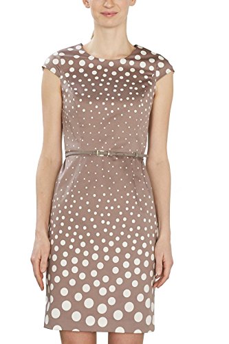 Preisvergleich Produktbild ESPRIT Collection Damen 027EO1E014 Kleid, Braun (Taupe 240), 36