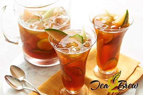 Basilur Earl Grey Black-Tea Bulk Packaging Single-Source Single-Origin-Tea 100% Pure Natural Black Tea 100 Count Foil Enveloped Tea-Bags 100 #TOP7