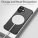 CusPra for iPhone 17 Case with Camera Lens Protector, Minimal No Back Bumper Frameless Slim Thin Lightweight Silicone Bumper Cover Compatible with MagSafe Wireless Charging (Black)