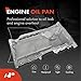 A-Premium Engine Oil Pan Sump with Drain Plug Compatible with Chevy Colorado 2004-2007, Hummer H3 2006-2010, H3T 2009-2010, V6 3.5L 3.7L, AWD Only