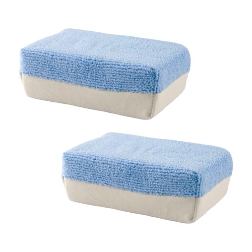 Tabanzhe Demister Pad for Car Windscreen-2PCS Car Window Demister Sponge Dual Side Fog Remover Pad Car Cleaning Accessories for Car Mirrors Glass Fogged Window