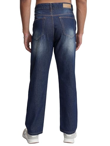 Image of Highlander Men's Straight Fit Jeans | Stretchable | Everyday Comfort & Style| Jeans for Man
