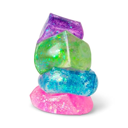 Scrunchems Glitter Sugar Cube, Sensory Fidget Toy, Squishy Stress Relief Cube with Sparkling Gel, Tactile Calming Companion, For Ages 3+ - Image 10