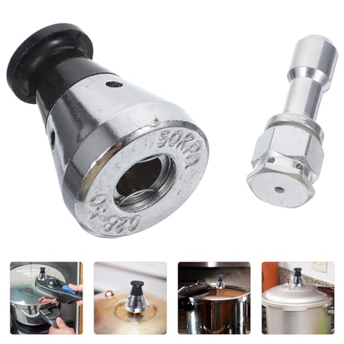 2PCS válvulas de alivio para olla a presión, varillas de escape, válvula de seguridad compatible, piezas esenciales de repuesto para cocinar miniatura 5
