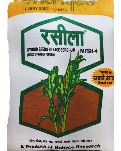 MAHYCO HYBRID SEEDS FORAGE SORGHUM RASEELA MFSH-4 5KG