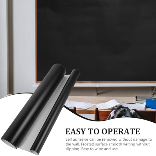 Pizarra negra adhesiva para pared lavable y reutilizable Luxshiny 3