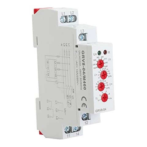 Relé de tiempo multifuncional trifásico GRV8-04 Cover