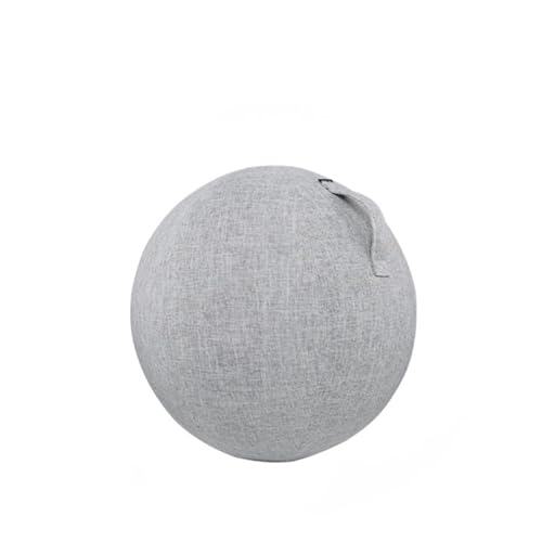 zalati Yoga-Ball-Abdeckung, 54,9 cm, Gymnastikball-Schutz, Balanceball-Schutz, Sitzball, Stuhl-Hülle für Yoga, saubere Pflegeprodukte – Hellgrau zalati Yoga-Ball-Abdeckung, 54,9 cm, Gymnastikball-Schutz, Balanceball-Schutz, Sitzball, Stuhl-Hülle für Yoga, saubere Pflegeprodukte – Hellgrau