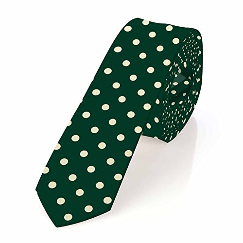 Corbata De Boda Lunares Verdes Accesorios De Traje Modernas Corbata De Caballero Elegantes Corbatas De Hombre Para Negocio Fiestas Oficina
