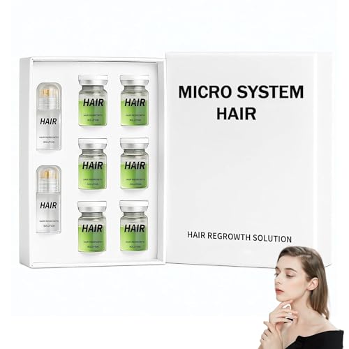 Hair Regrowth System ? Advanced Hair Growth Treatment for Men & Women with Ginseng, Eclipta Prostrata, Peppermint & Ginger Root 