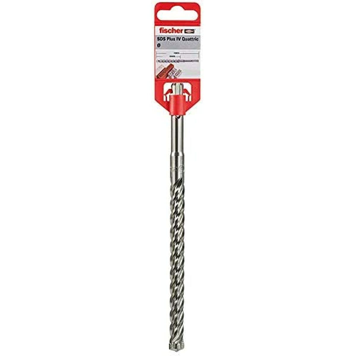 Fischer Quattric II 10/390/455 SDS Plus Four-Flute Drill Bit and Rotary Hammer 549930