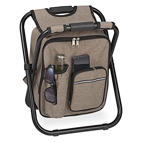 Relaxdays Campinghocker mit Tasche Cover