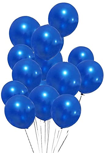 Crackles Blue Metallic Balloons For Happy Birthday Decorations,Baby Shower,Party Supplies,Bachelorette Bride To be 50 PC at Rs. 99