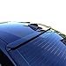 IKON MOTORSPORTS, Roof Spoiler Compatible with 1999-2005 BMW E46 3-Sereis Sedan 4Dr, Unpainted AC Style ABS Rear Window Guard Deck Lip Wing Bodykit