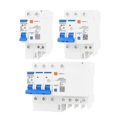 Disjoncteur différentiel NXBLE 2P 80A DZ47LE protection fuite terre