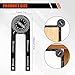 7 Inch Aluminum Miter Saw Protractor, Upgraded High-Precision Angle Measuring Tool, Includes Adjustment Wrench, Ideal for Carpenters, Plumbers, Construction Workers, and Home DIY Enthusiasts
