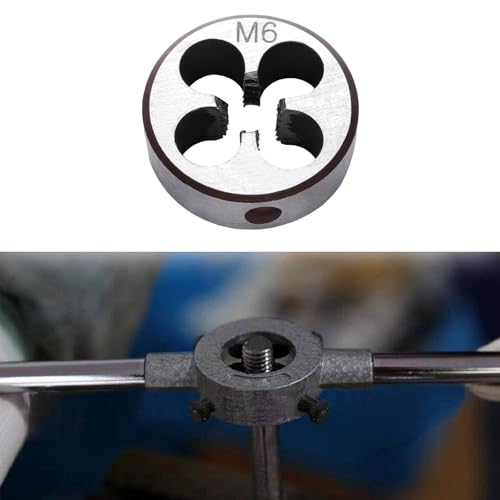 Image of M6 x 1.0 Metric Thread Tap and Die Set, M6 x 1.0mm High-speed Steel Machine Tap Die Set Right Hand