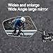 Adjustable Rearview Mirror for – HD Clear Anti-Glare Wide Field of View Mirror with Multi-Angle Adjustment, 10. x 7 cm, PA+PP Material, Fits 22.2–23 mm Handlebars